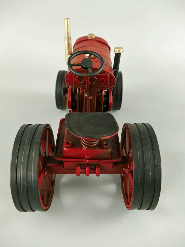 Traktor rot Blechmodell - 26 cm