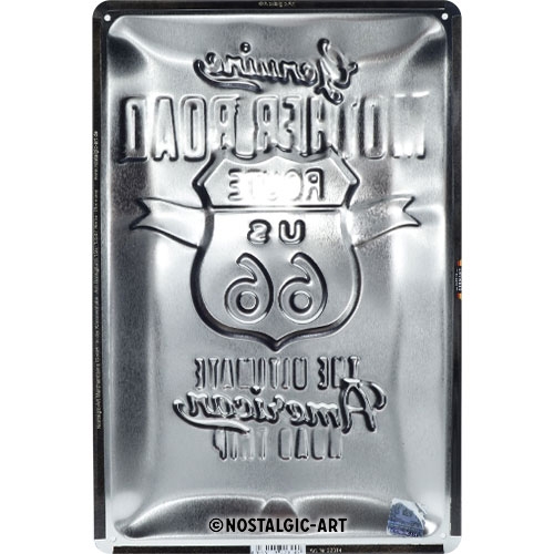 Blechschild Route 66 The Ultimate Road Trip - Nostalgic-Art - 20x30 cm