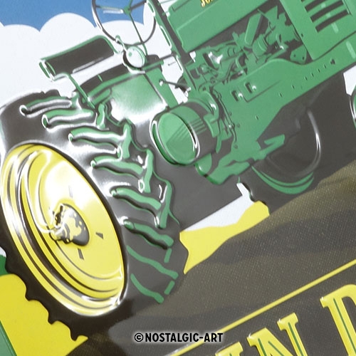 John Deere Made with Pride Blechschild - Nostalgic-Art - 30x40 cm