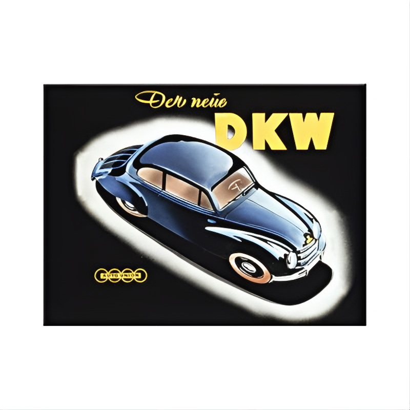 DKW Kühlschrank-Magnet - Kultiger Oldtimer - Nostalgic-Art - 6x8 cm