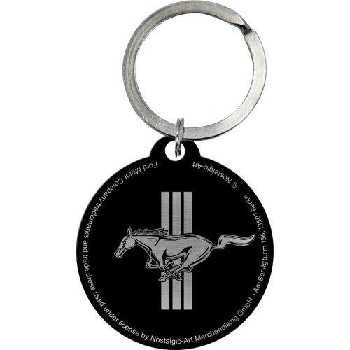 Schlüsselanhänger Ford Mustang - Nostalgic-Art - Ø 4 cm