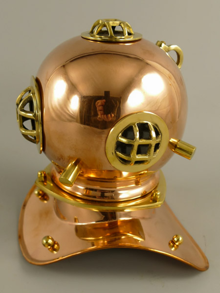 Taucherhelm Kupfer - 20 cm