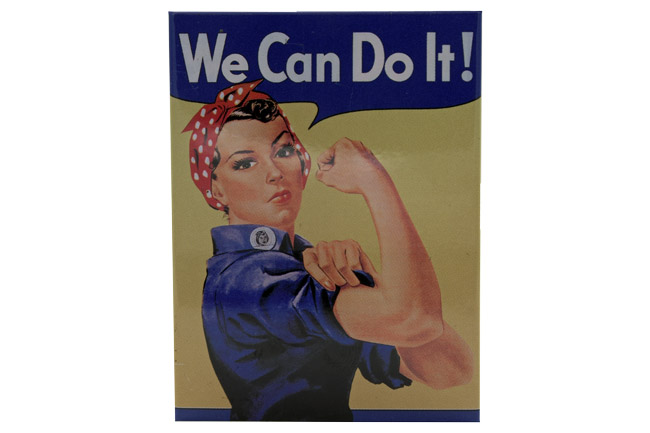 Kühlschrank-Magnet We can do it - Nostalgic-Art - 6x8 cm