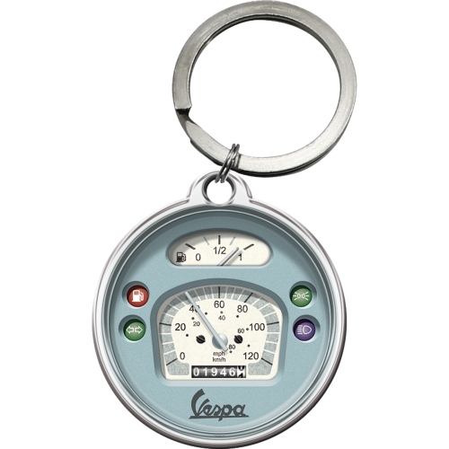 Vespa Schlüsselanhänger Tacho - Nostalgic-Art - Ø 4 cm