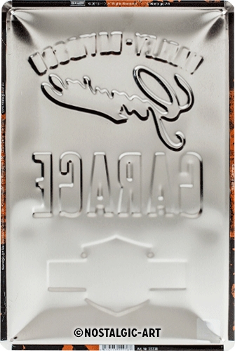 Harley-Davidson Blechschild Garage - Nostalgic-Art - 20x30 cm
