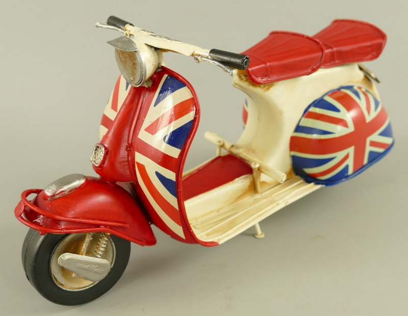 Scooter Motorroller Vespa Blechmodell - 28cm