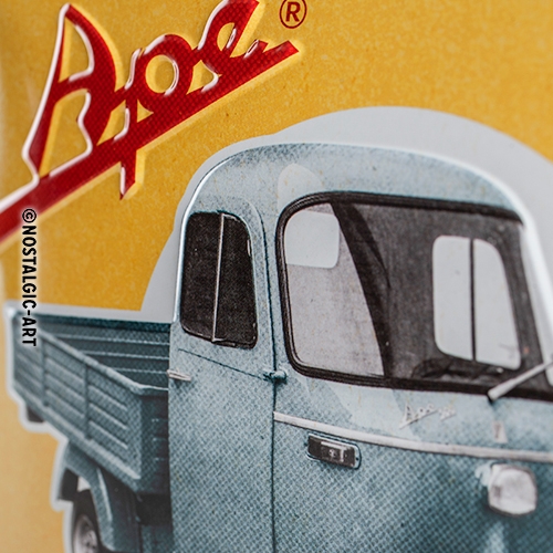 Ape 500 Blechschild Since 1966 - Nostalgic-Art - 15x20 cm
