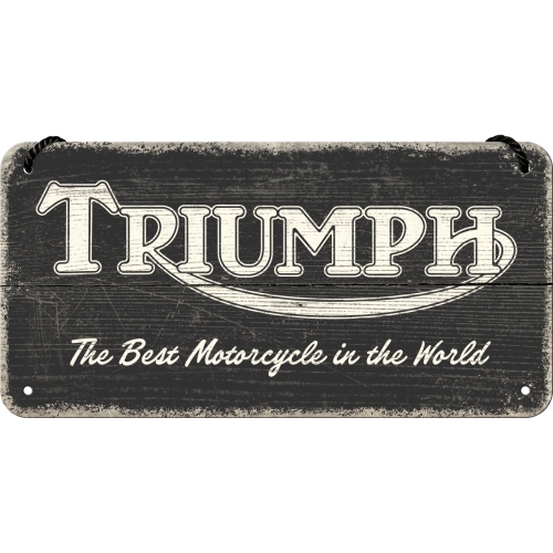 Triumph Hängeschild - Nostalgic-Art - 20x10 cm