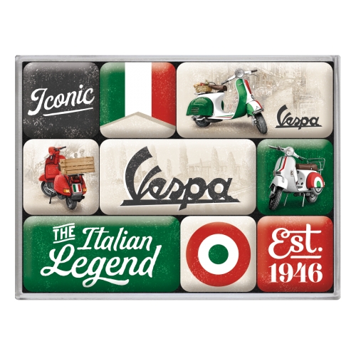 Kühlschrank-Magnet-Set Vespa - Nostalgic-Art