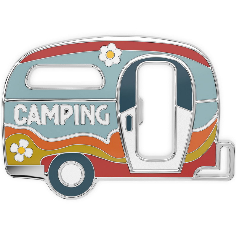 Flaschenöffner in Form eines Campinganhängers