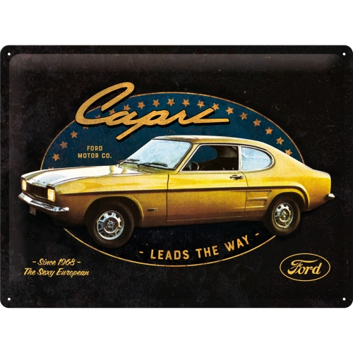 Blechschild Ford Capri - Nostalgic-Art - 30x40 cm