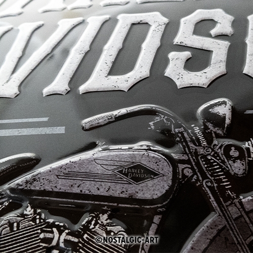Blechschild Harley-Davidson Motorcycles Eagle - Nostalgic-Art - 30x40 cm