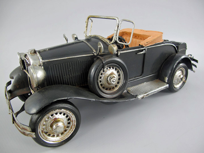 Cabrio Blechauto Blechmodell - 25 cm