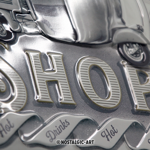 Ape Coffee Shop Blechschild - Nostalgic-Art - 20x30 cm