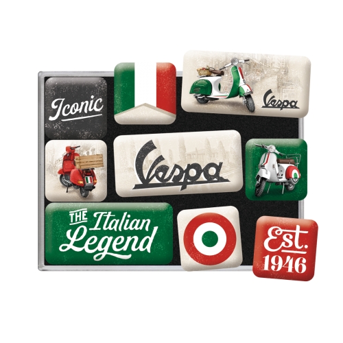 Kühlschrank-Magnet-Set Vespa - Nostalgic-Art