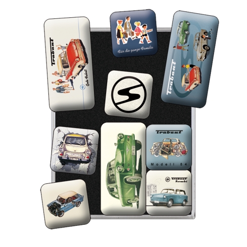 Kühlschrank-Magnet-Set Trabant - Nostalgic-Art