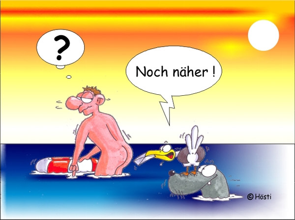 Noch näher - Hösti Postkarte