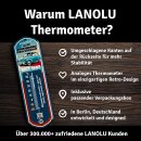Thermometer Trabant „Schöne Grüße an die Konkurrenz!“ – DDR Ostalgie Auto-Deko & Geschenk - 8x28 cm