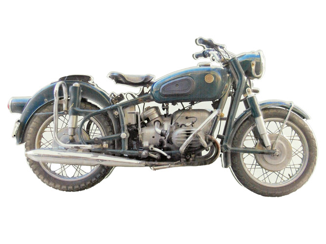 Blechschild Motorrad - 55x28 cm