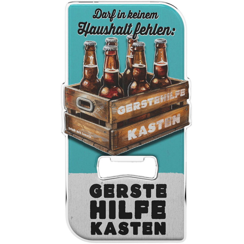 Flaschenöffner Gerste Hilfe Kasten - ca. 12x6 cm