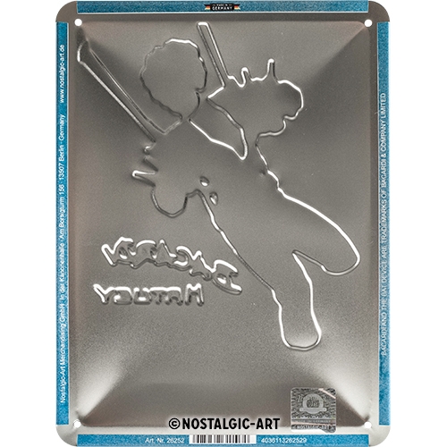 Bacardi Blechschild Cerveza Hatuey Pin Up Girl - Nostalgic-Art - 15x20 cm