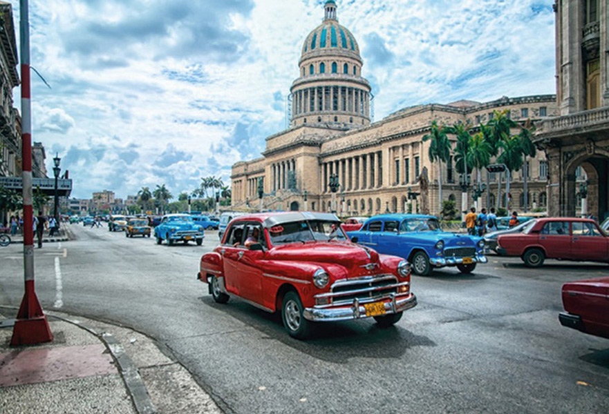 Blechschild Cuba Oldtimer Havana - 20x30 cm