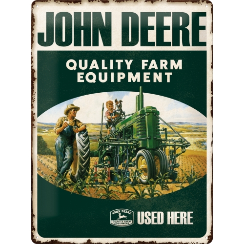 John Deere Quality Farm Blechschild - Nostalgic-Art - 30x40 cm