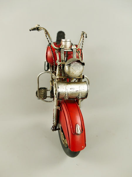 Motorrad Indian rot  Blechspielzeug - 42 cm