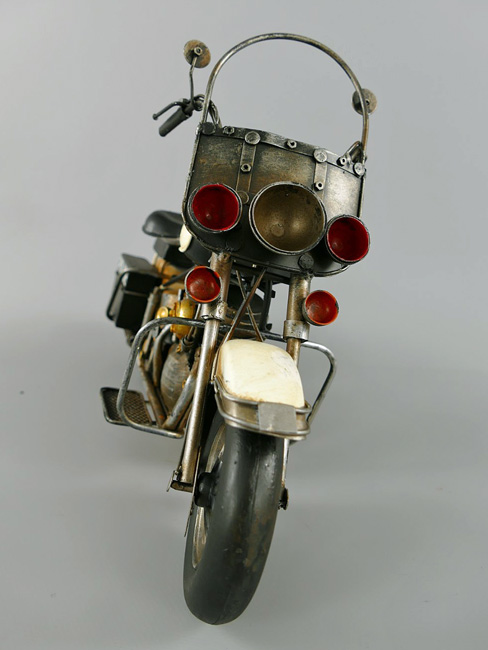 Motorrad Police Harley Blechmodell - 37 cm