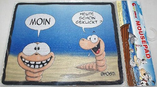 Hösti MousePad Moin, heute schon geklickt - 22x18 cm