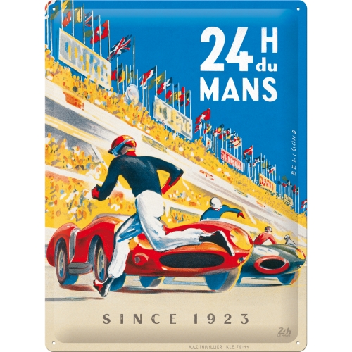 Le Mans 24h Rennen Blechschild - Nostalgic-Art - 30x40 cm