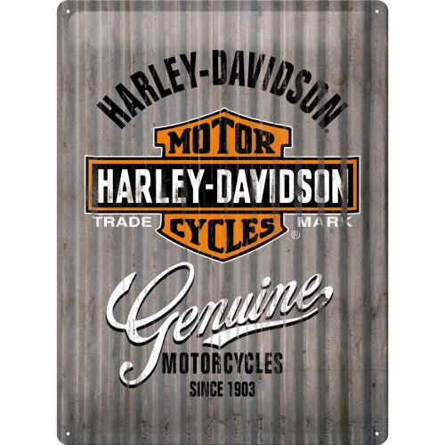 Harley-Davidson Blechschild Metal Wall - Nostalgic-Art - 30x40 cm