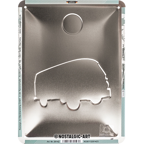 VW Blechschild Bulli Retro - Nostalgic-Art - 15x20 cm