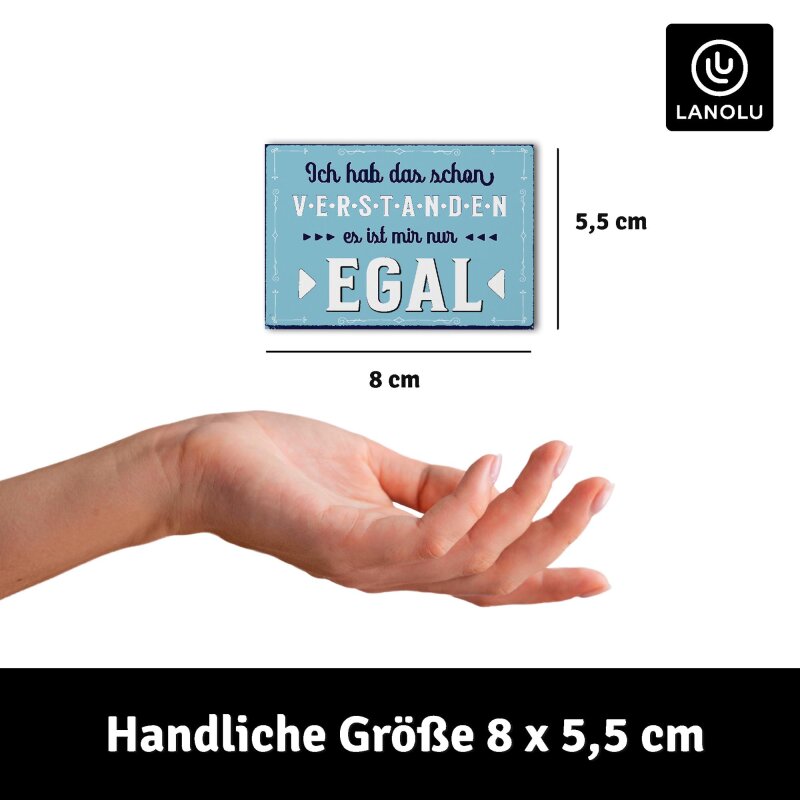 Kühlschrank-Magnet Ich hab das schon verstanden - 8x5,5 cm